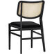 Annex Velvet Black / Natural Dining Chair, Set Of 2
